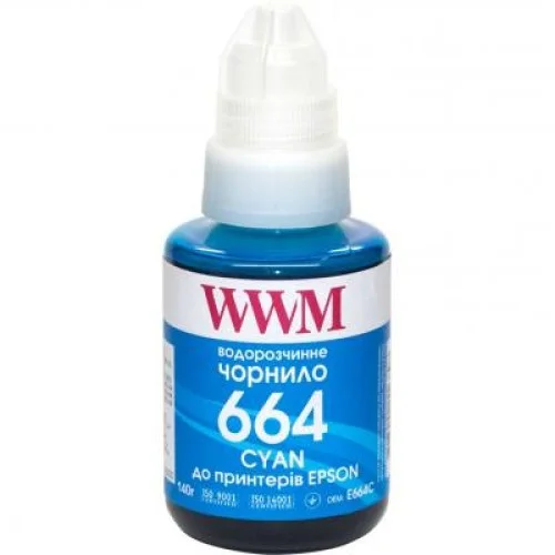 Чорнило WWM Epson L110/L210/L300 140г Cyan (E664C)