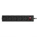 Мережевий фільтр живлення LogicPower LP-X5 PREMIUM, 2m black (9583)