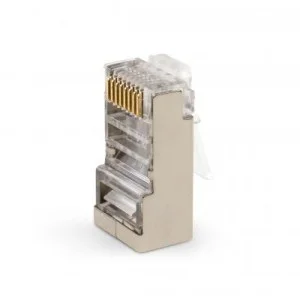 Коннектор Vinga RJ-45 FTP 100 шт. (VCPCON8P8CFTP)