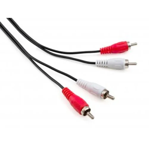 Кабель мультимедийный 2xRCA M to 2xRCA M 1.8m Vinga (VCP2RCA1.8)
