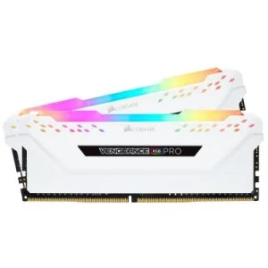Модуль памяти для компьютера DDR4 16GB (2x8GB) 3200 MHz Vengeance RGB Pro White Corsair (CMW16GX4M2C3200C16W)