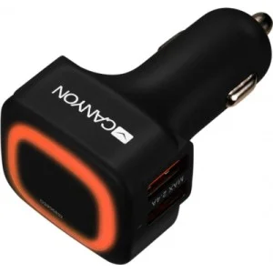 Зарядное устройство Canyon Universal 4xUSB car adapter (CNE-CCA05B)