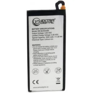 Аккумуляторная батарея Extradigital Samsung Galaxy J5 2017 (EB-BJ530ABE) 3000 mAh (BMS6422)