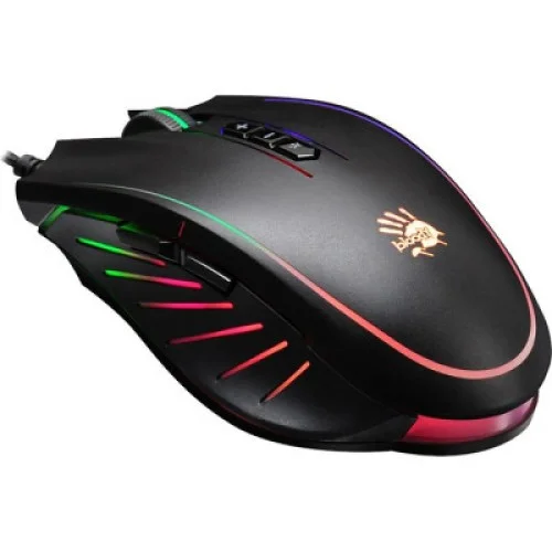 Мышка A4Tech Bloody Q81 Neon XGlide Curve Black (4711421948555)