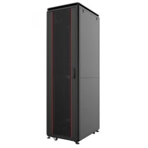 Шафа напольна Mirsan GTV 19" 42U 600x800, RAL 9005 (MR.GTV42U68DE.01)