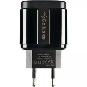 Зарядний пристрій Gelius Pro Avangard GP-HC06 2USB 2.4A + Cable Type-C Black (00000075589)