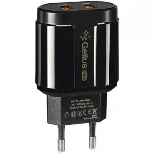 Зарядний пристрій Gelius Pro Avangard GP-HC06 2USB 2.4A + Cable Type-C Black (00000075589)