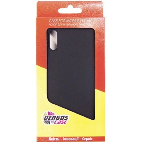 Чехол для мобильного телефона Dengos Carbon Xiaomi Redmi 9A, black (DG-TPU-CRBN-86) (DG-TPU-CRBN-86)