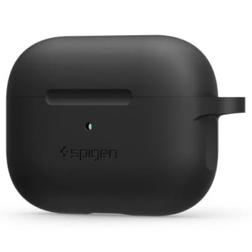 Чехол для наушников Spigen Airpods Pro Silicone Fit, Black (ASD00533)