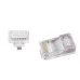 Коннектор RJ45 cat.5e UTP 8P8C (сквозное отв., позолоч. конт.) 100 шт Cablexpert (LC-PTU-01/100)
