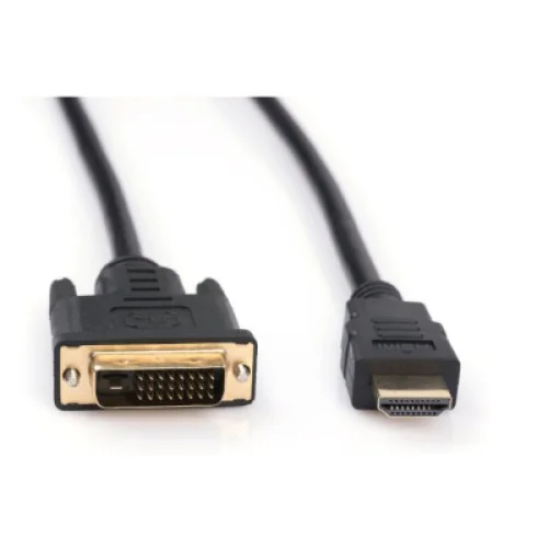 Кабель мультимедийный HDMI M to DVI M 3.0m 24+1pin Vinga (VCPHDMIDVI3)