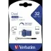 USB флеш накопитель Verbatim 32GB Dual USB Drive USB 3.0/Type-C (49966)