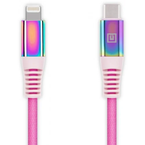 Дата кабель USB-C to Lightning 1.0m MFI Rainbow REAL-EL (EL123500054)