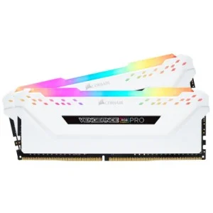 Модуль памяти для компьютера DDR4 16GB (2x8GB) 3600 MHz Vengeance RGB Pro White Corsair (CMW16GX4M2D3600C18W)