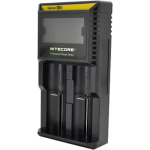 Зарядний пристрій для акумуляторів Nitecore Digicharger D2 (2 channels, LCD дисп.,Li-ion, Ni-MH/Ni-Cd, A (09001)
