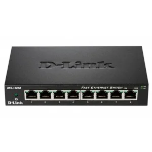 Комутатор мережевий D-Link DES-1008D